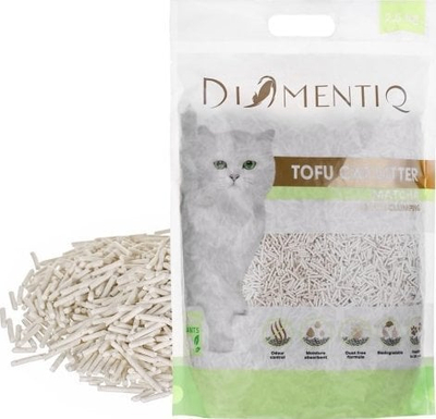 Rërë higjienike për mace Andiamo Diamentiq Clumping Matcha, tofu, 2.5kg