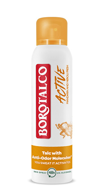 Antiperspirant Borotalco Mandarin dhe Neroli Active, 150 ml