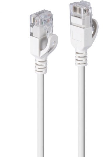 Kabllo rrjeti Lindy Cat.6A U FTP Ultra Slim, 0.5m, gri