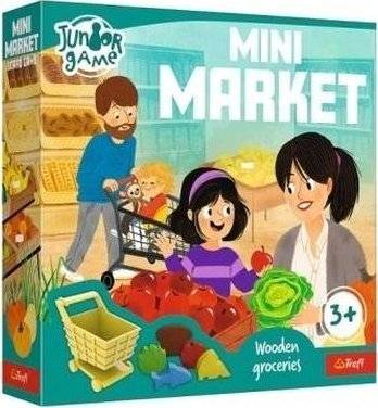 Детска друштвена игра Мини Маркет, со количка
