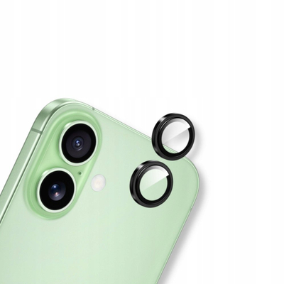 Mbrojtës kamerje Yaxo Lens Armor Glass, Corning 9H, për iPhone 17, i zi