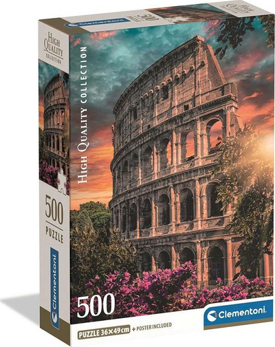 Puzzle Clementoni Flavio Amfiteatri, 500 copa, me poster, shumëngjyrësh