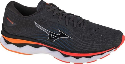 Këpucë vrapi Mizuno Wave Sky 6 për rrugë, nr 44.5, gri me të zezë
