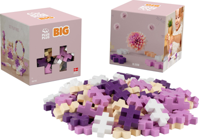 Lodra ndërtuese Plus Plus Big Bloom, 100 copa, me shumë ngjyra
