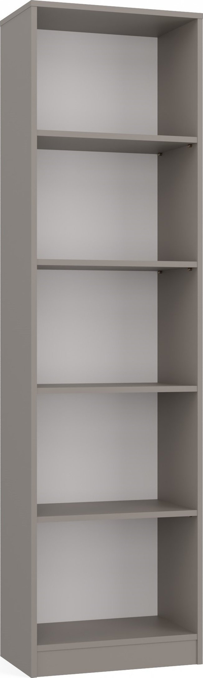 Raft librash Clay Bookcase, 50 x 182 x 30 cm, 5 rafte, ngjyrë argjile