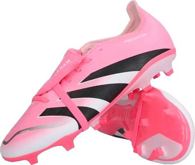 Këpucë futbolli Adidas Predator League FT JI1113, FG MG, Beam Pink Core Black Cloud White