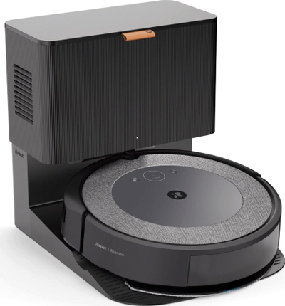 Robot pastrues iRobot Roomba Combo i5+, 4 faza pastrimi, Clean Base automatike, gri