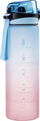 Shishe uji IQ Vie, 720 ml, me kashtë dhe dorezë, blu