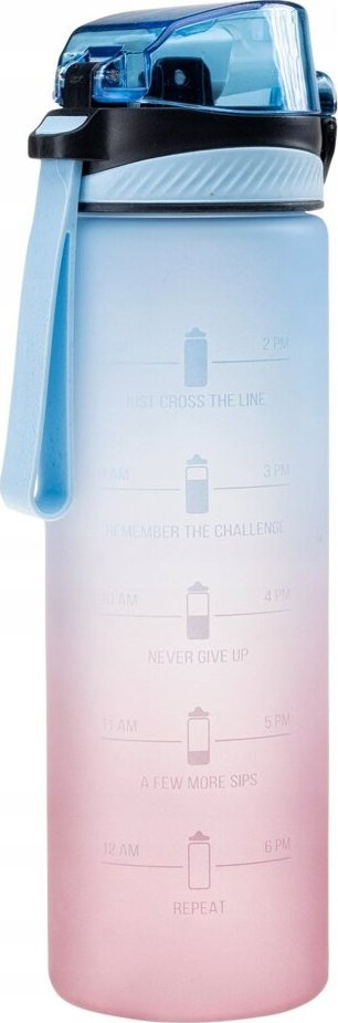 Shishe uji IQ Vie, 720 ml, me kashtë dhe dorezë, blu