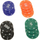 Set domino Adar 550407, 45 pjesë, me kovë ruajtëse, shumëngjyrësh