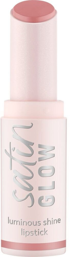 Buzëkuq Essence Satin Glow, Luminous Lipstick N.01, me shkëlqim, rozë e hapur