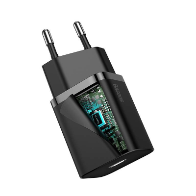 Karikues muri Baseus CCSUP-B01, 1x USB-C, 20W, i bardhë