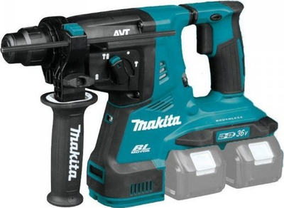 Çekiç elektrik pa kabllo Makita, 36V, SDS-PLUS, jeshil me të zi