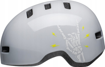 Helm për kalamaj Bell Lil Ripper White Corna, XS, i bardhë