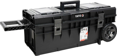 Kuti veglash me rrota Yato YT-... , 79x38x32 cm, plastike e zezë