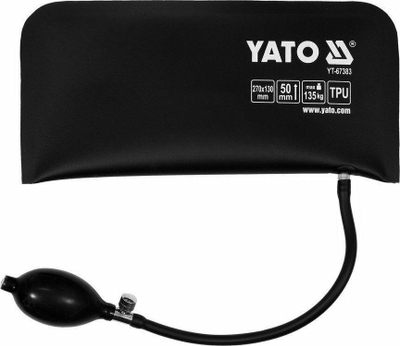Jastëk pneumatik montimi Yato YT-67383, kapacitet 135kg, 270x130mm, i zi