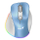Mouse wireless Genius Ergo 9000S Pro, 2400DPI, optik, i bardhë kaltër