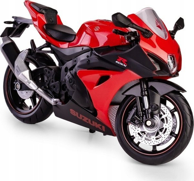 Model motorri Daff RMZ Suzuki GSX R1000R, shkallë 1:12, i kuq