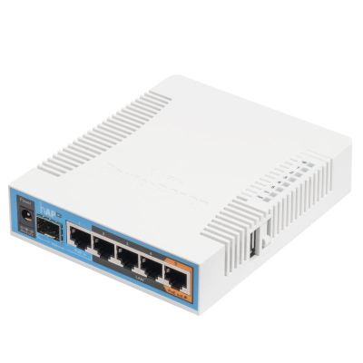Ruter Mikrotik hAP ac, WiFi dual band, 500 Mbit/s, i bardhë
