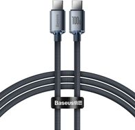 Kabllo karikimi / të dhënash Baseus Crystal Shine Series USB-C - USB-C, 100W, 1.2m, e zezë