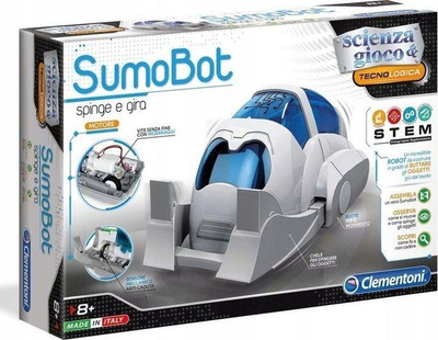 Robot Clementoni Sumobot 50635, i bardhë/kaltër