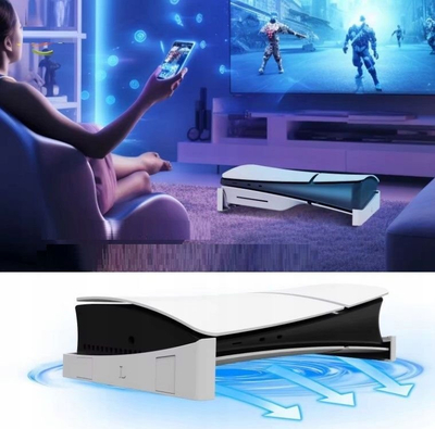 Stendë vertikale Coaster për PlayStation 5, aksesor për konsolën, e bardhë
