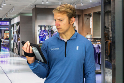 Këllëf për tabletë Gamber-Johnson Infocase Ergo Pro, Zebra ET401, 10", i zi
