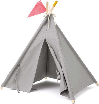 Çadër loje për kukulla Micki Skrallan Play Teepee, dru dhe pambuk, për kalamaj 3+
