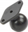 Bazë montuese Ram Mount Diamond Base, top 1.5", e zezë