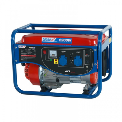 Генератор Дедра DEGB2510, 2200W, 1 фаза, црвен