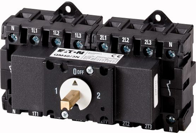 Ndërprerës rrjet gjenerator Eaton QM100/3N, 3P+N, 100A, për montim të brendshëm