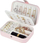 Kuti për me rregullu bizhuteritë Travel Jewelry, 16 x 11 x 5 cm, rozë