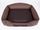 Shtrat për qen Hobbydog Royal Bed L, dizajn crown, kafe e hapur