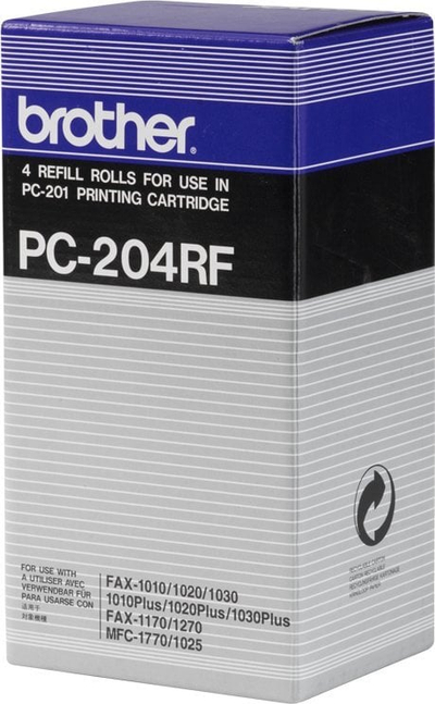 Rimbushje riboni Brother PC204RF, origjinale, set me 4 copë