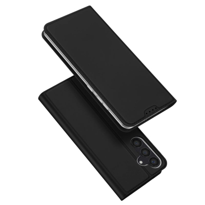 Këllëf telefoni DUX DUCIS Skin Pro Series për Samsung Galaxy S24, me portofol edhe stand, ngjyrë e zezë