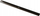 Dorezë dollapi banjoje Roca Ella A816840485, për 60 dhe 120 cm, set 2 copë, e zezë mat