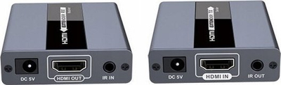 Zgjatës HDMI PremiumCord HDMI Extender, deri 120m mbi Cat5/6, Full HD, pa vonesë