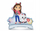 Balon folje dekorative Amscan Gabby's Dollhouse, 40\", qëndron në këmbë, shumëngjyrësh