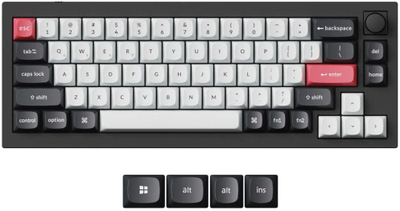 Tastierë magnetike Keychron Q2 HE Q2H-M1, Gateron Nebula, 65%, pa kabllo, e zezë
