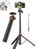 Tripod për telefon e kamera UURIG TP-02, 132cm, kokë 3D, i zi