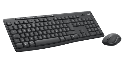 Set tastierë dhe mi Logitech MK370 Combo for Business, wireless, me Logi Bolt, i zi