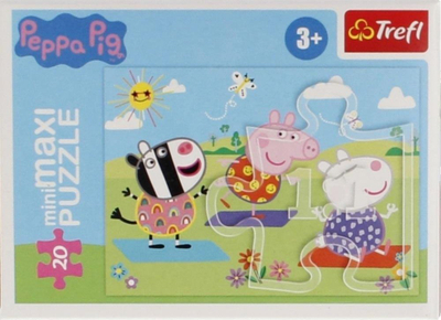 Puzzle Trefl MiniMaxi Carefree Day, 20 copa, për kalamaj
