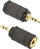 Përshtatës stereo Gembird, Jack 2.5 mm/Jack 3.5 mm, i zi