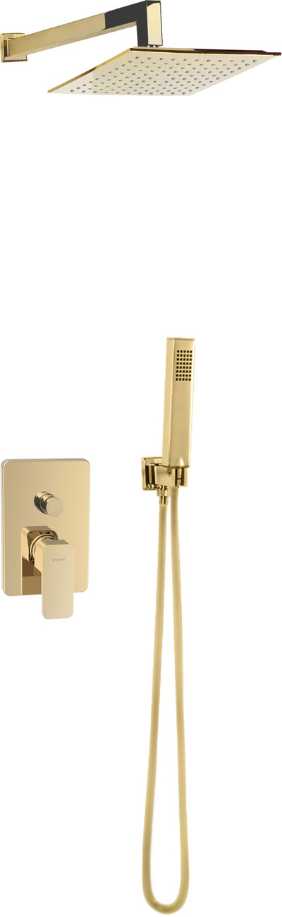Set dushi i fshehtë Valvex Loft Gold, kokë katrore, përfundim ari