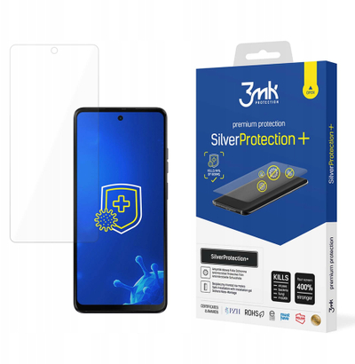 Заштитна фолија за екран 3mk SilverProtection Plus за Motorola Moto G04s, само-регенерирачка, антимикробна, транспарентна