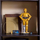 Фигура колекционерска Star Wars C-3PO, за фанови и колекционери, златна