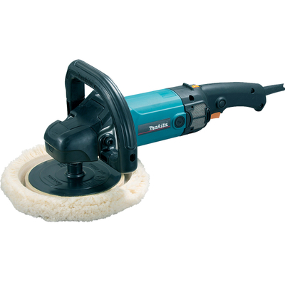 Polisher Makita 9237CB, 180mm, 240V, blu