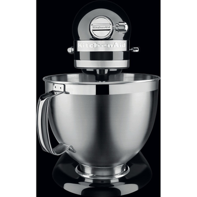 Mikser planetar KitchenAid Artisan 5KSM185PSEOB, enë inoksi, motor i fuqishëm, i zi