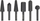 Set gurësh bluarës AWTools AW32852, 6 copë, bosht 6 mm