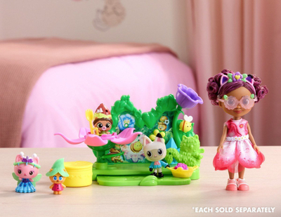 Set lojrash Spin Master Gabby's Magical House Crystal Garden, me figurina, për kalamaj